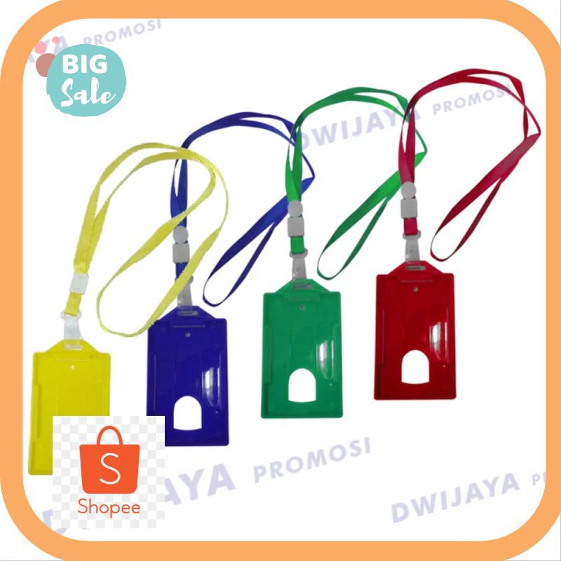 

Termurah Tali ID 1 Cm Model Kancing dan ID Card Holder 1 SEt Terlaris