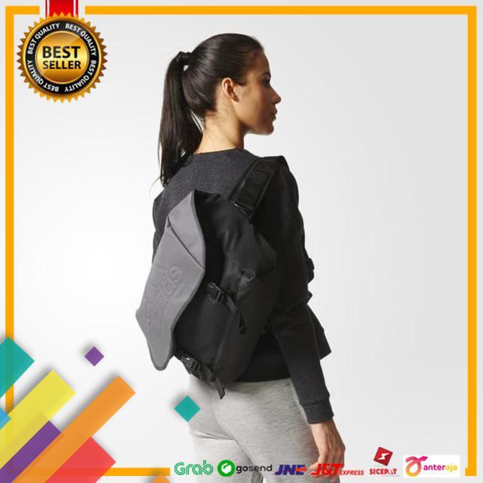 ON SALE.. ADIDAS CLASSIC MESENGGER BAG BLACK GREY ORIGINAL ..TERBARU