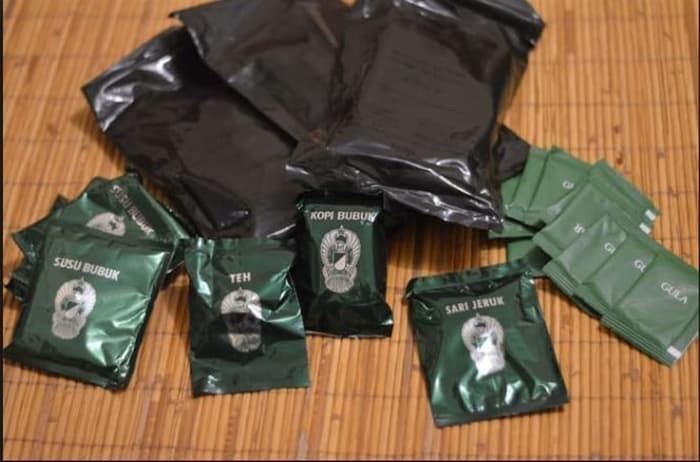 

Ransum T2RP MRE Nasi siap saji mirip T2SP ATAU MTP survival food - Menu