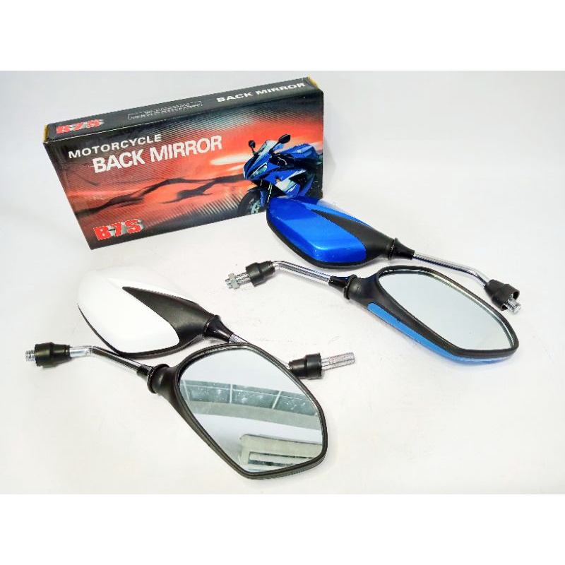 SPION YAMAHA STANDART JUPITER MIO VIXION VEGA R NEW PUTIH BIRU
