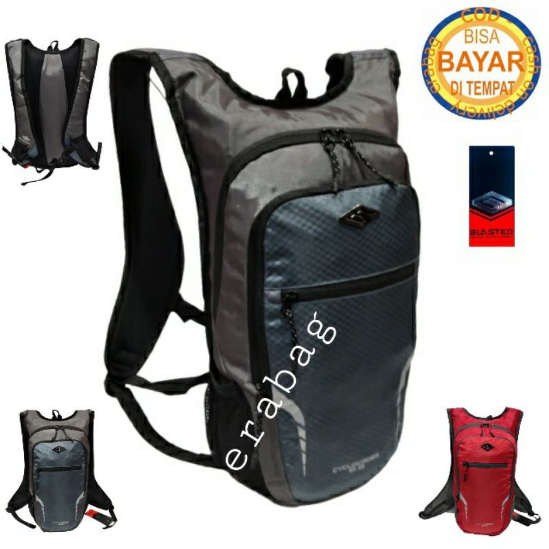 Tas Sepeda Tas gowes Ransel Blasted 200762 ABU Backpack Mountain Riding Bicycle Outdoor Hiking