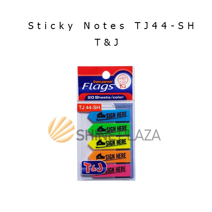 

Promo Memo Sticky Notes Sign Here T&J TJ44-SH Diskon