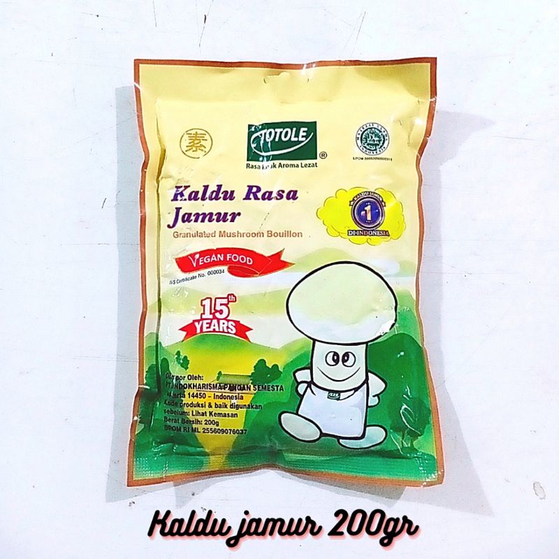 

Kaldu Jamur Totole 200gr