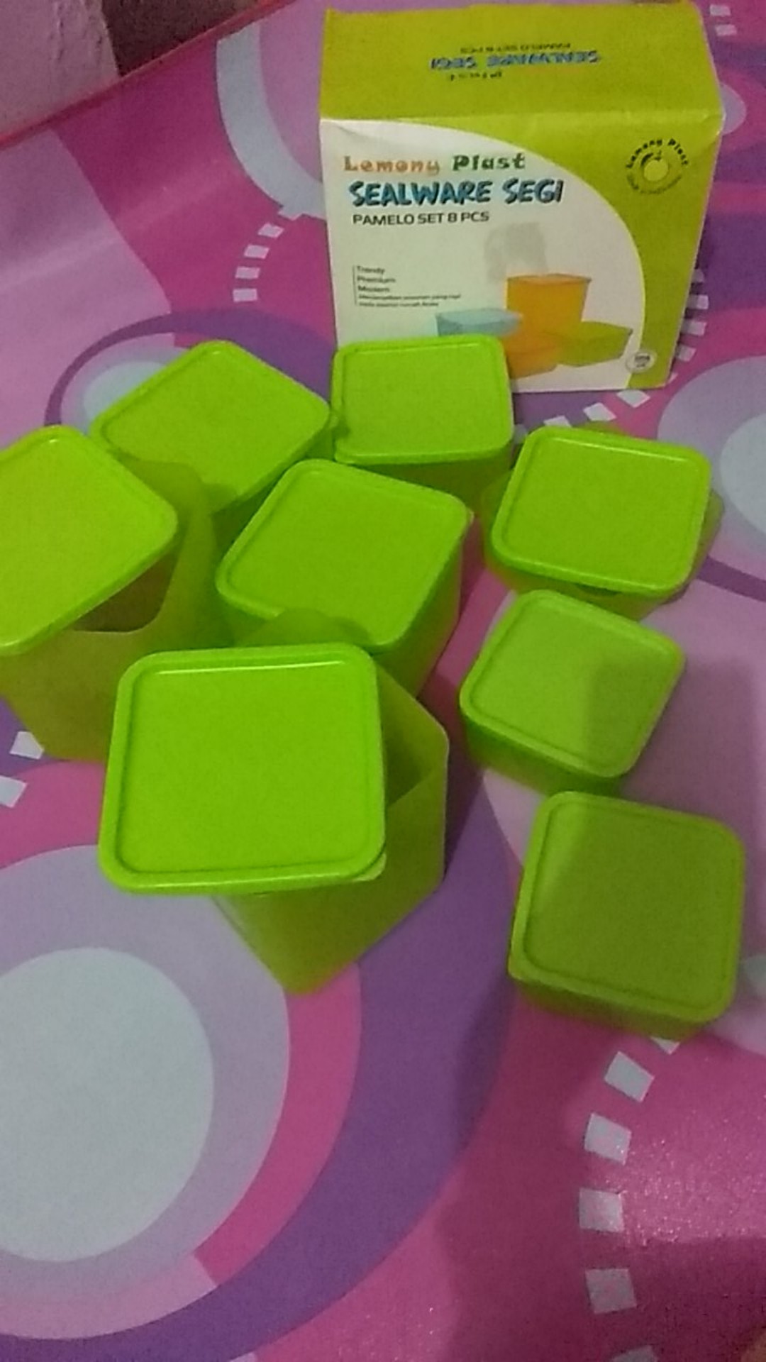 Toples Serbaguna Pamelo Set 8 / Toples Plastik Pamelo Set 8