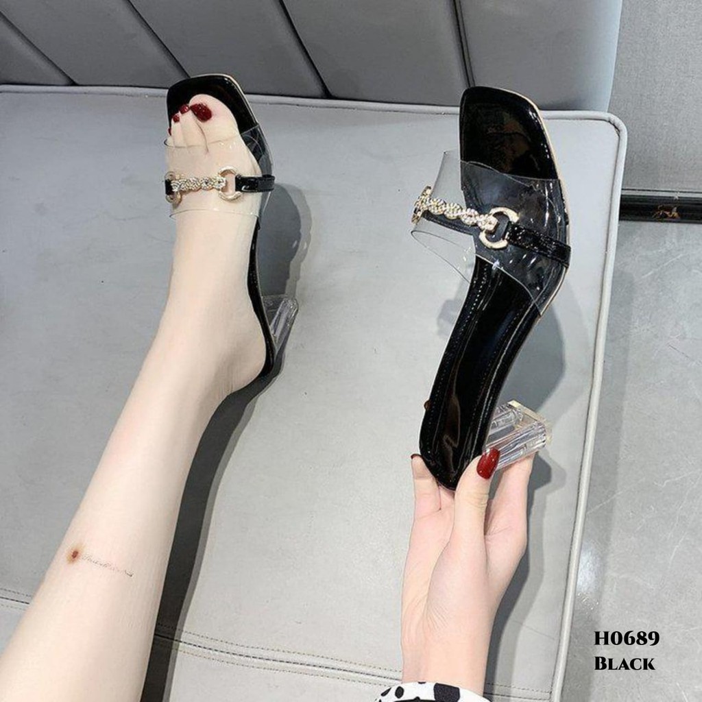 PRF RESTOCK Heels Olivia Glass Transparents H0689