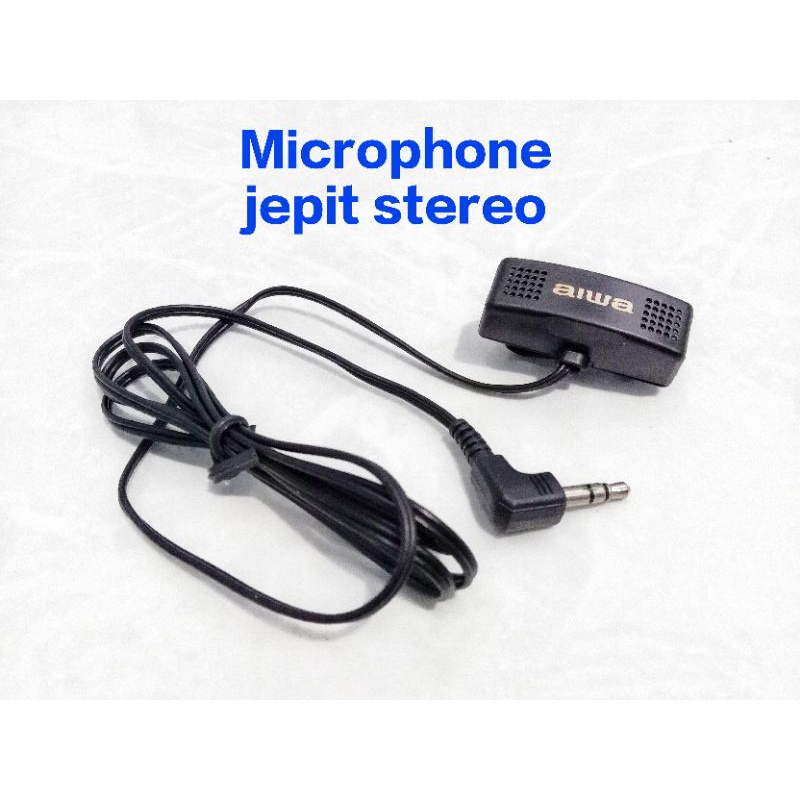 MIC MICROPHONE JEPIT CLIP ON CONDENSER STEREO