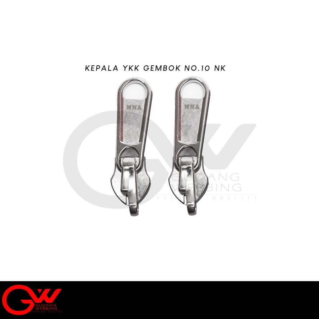 Kepala Risleting ( Head Zipper ) YKK No 10 GEMBOK atau TANDUK - ECERAN