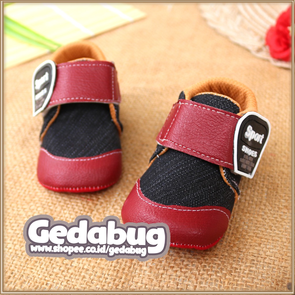 Sepatu Bayi Bjorr Prewalker Laki Laki umur 2 - 14 bulan Baby Walking Shoes - gedabug