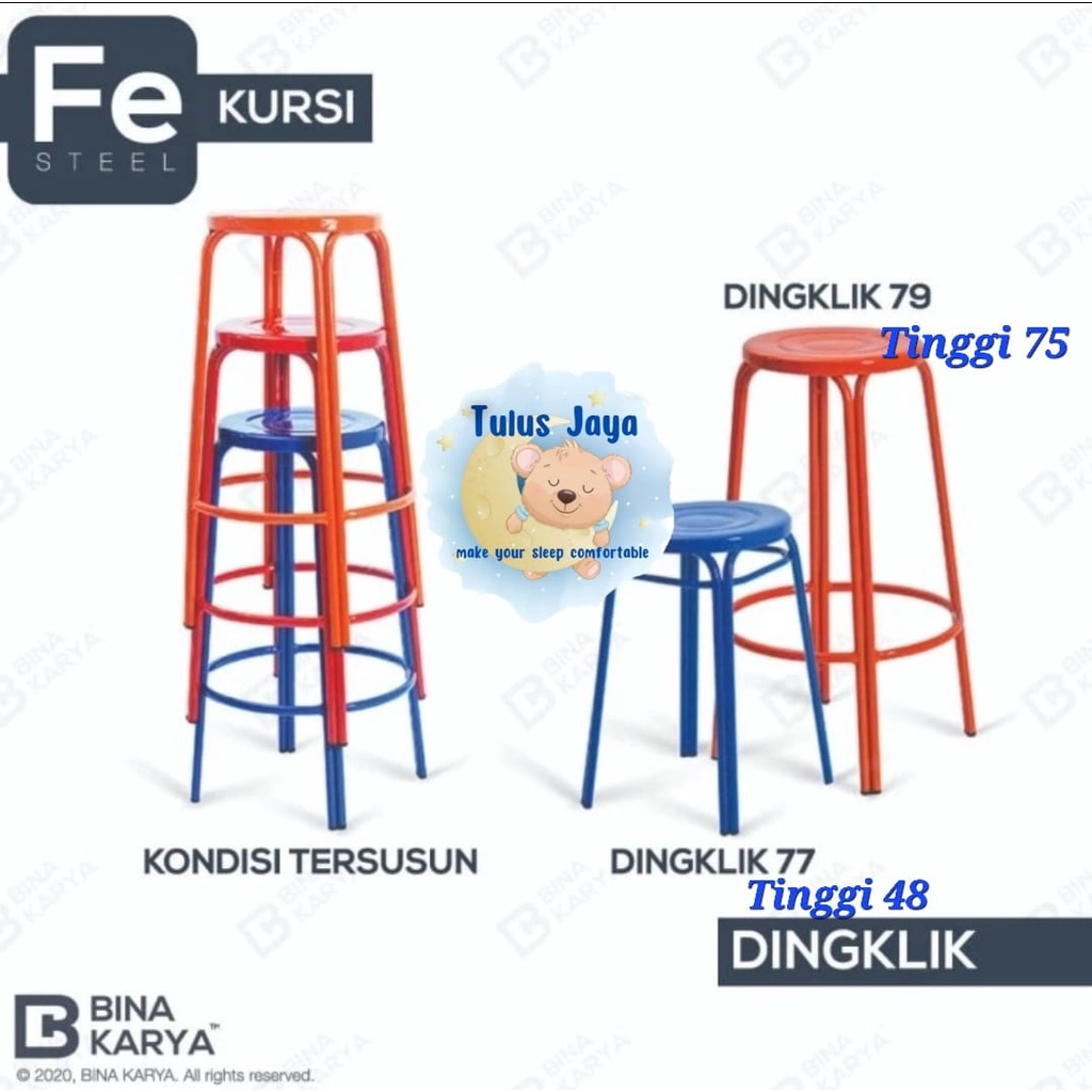 Kursi Baso Kursi Cafe Kursi Besi Dingklik BINA KARYA
