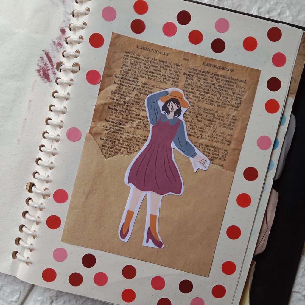 Kertas Scrapbook - Vintage Paper by Okashi Store-2