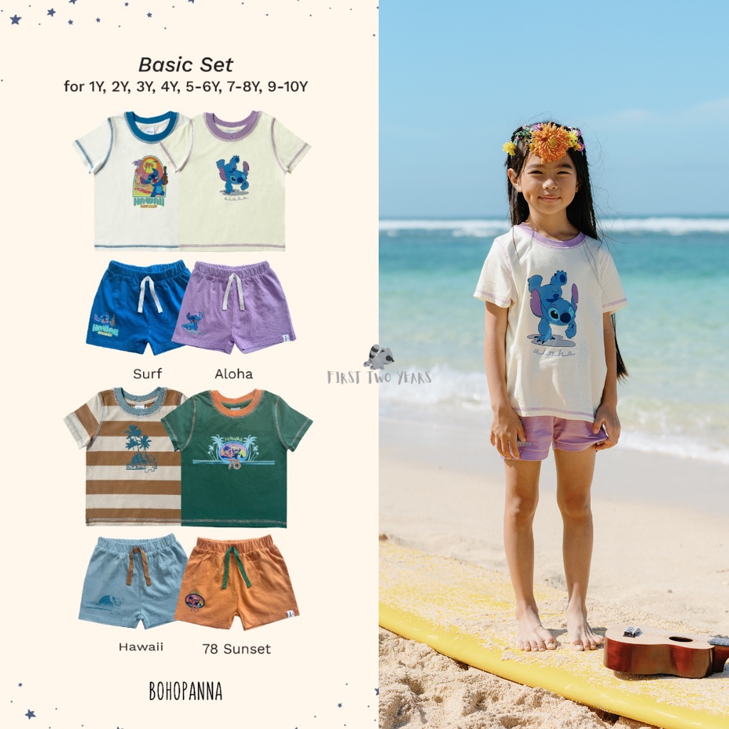 BOHOPANNA - Lilo and Stitch Basic Set / Setelan Anak Unisex