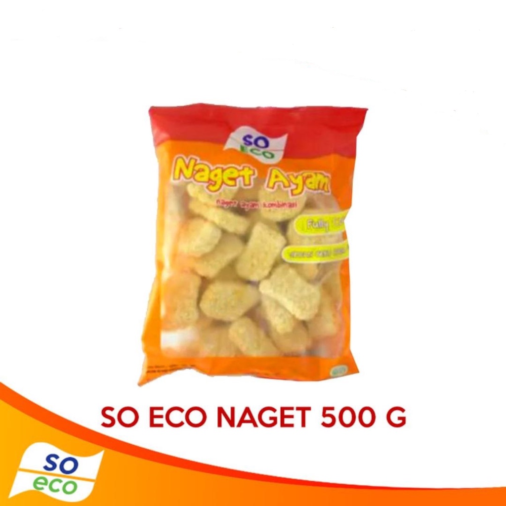 

NAGET AYAM SO ECO 500GR CHICKEN NUGGET HALAL