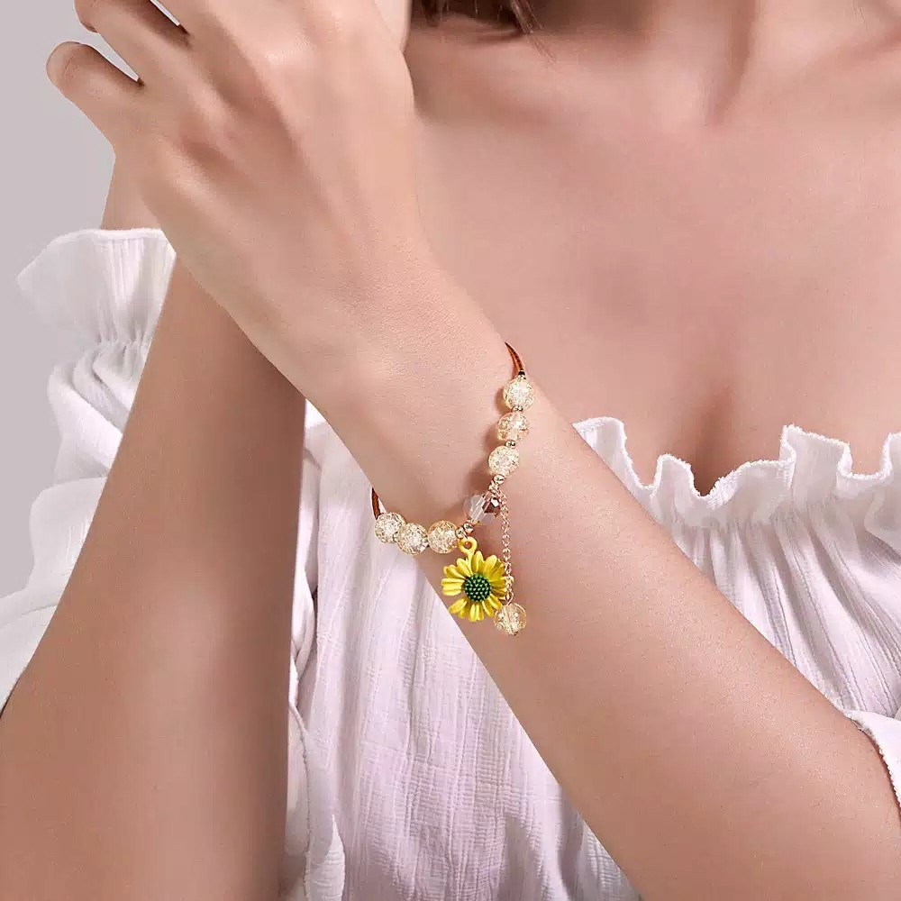 GELANG WANITA SUNFLOWER FASHION JEWELRY