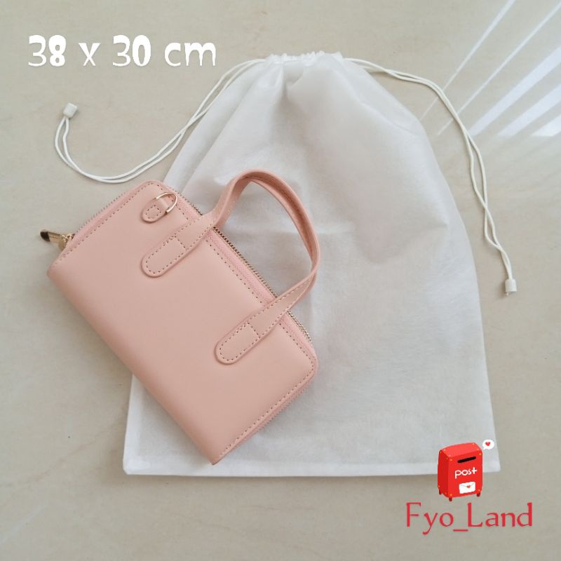 

Fyo_Land ~ Dustbag FREE Silica Gel Kantong Serut Tempat Dompet Tas Sepatu Boneka