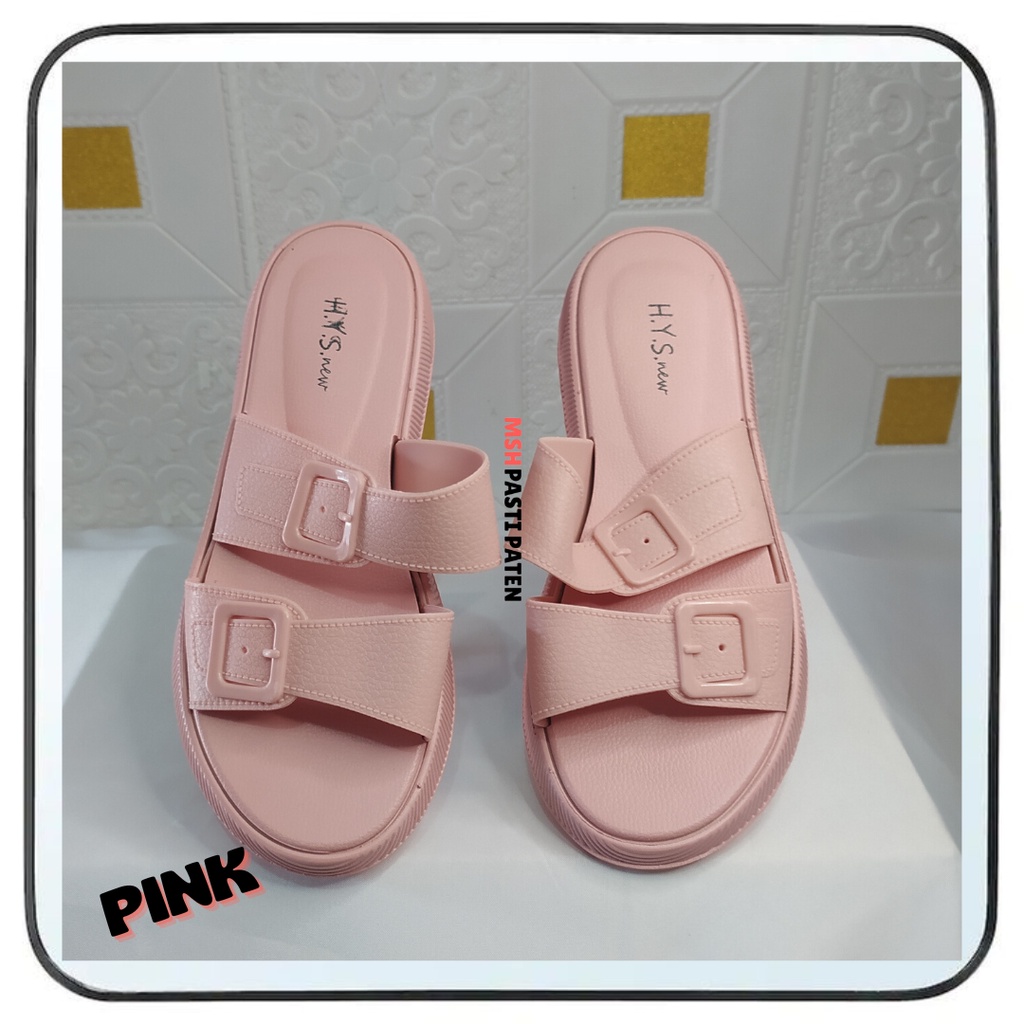 Sandal Selop Gesper Tali Wanita Impor Hys Ori