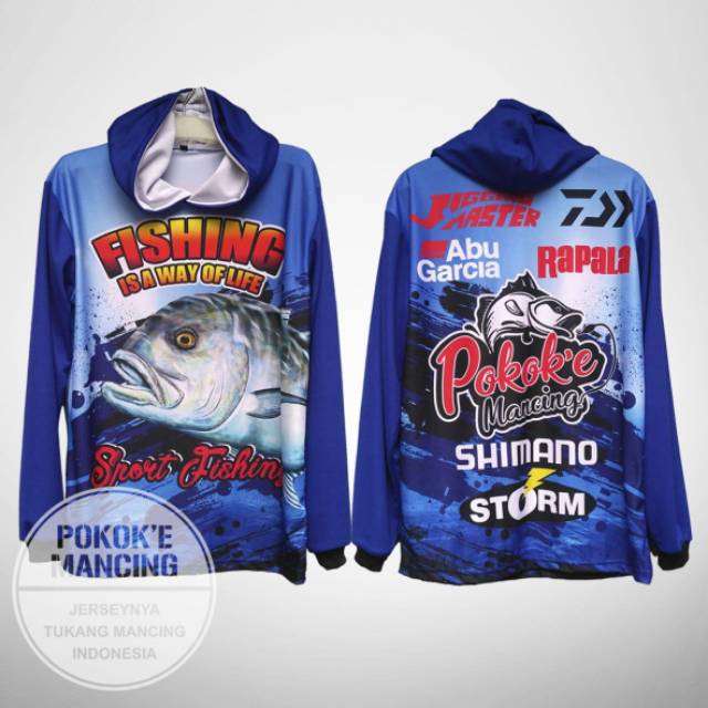 Jersey mancing Hoodie