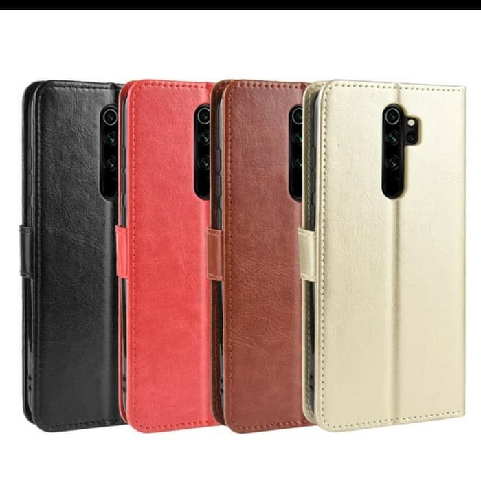 Casing Hp Kulit PU Magnetik Wallet Untuk Oppo A5 2020