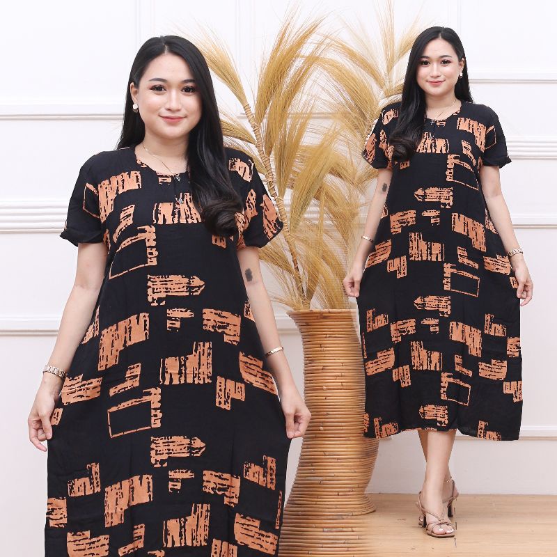 TERBARU | DASTER BUSUI MOTIF KORAN | DASTER KANCING BUSUI |  DASTER KEKINIAN-Busui bata hitam