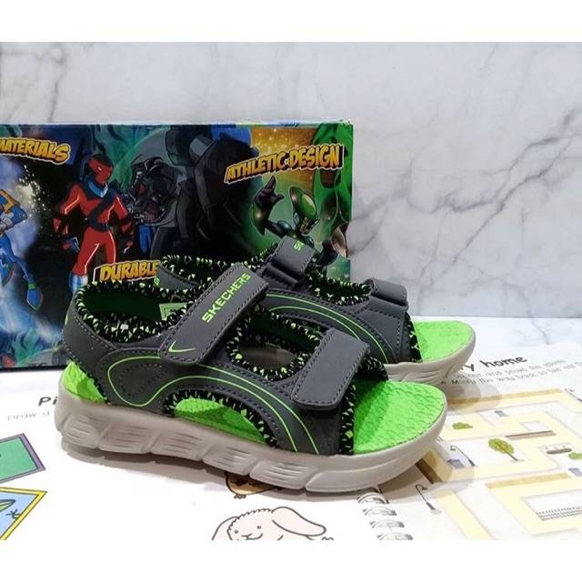 Sepatu sendal anak skechers original