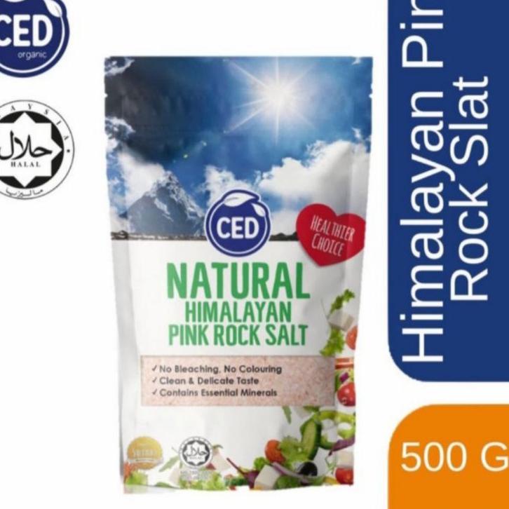 

Baru - CED Himalayan Rock Salt 500gr Garam himalaya natural