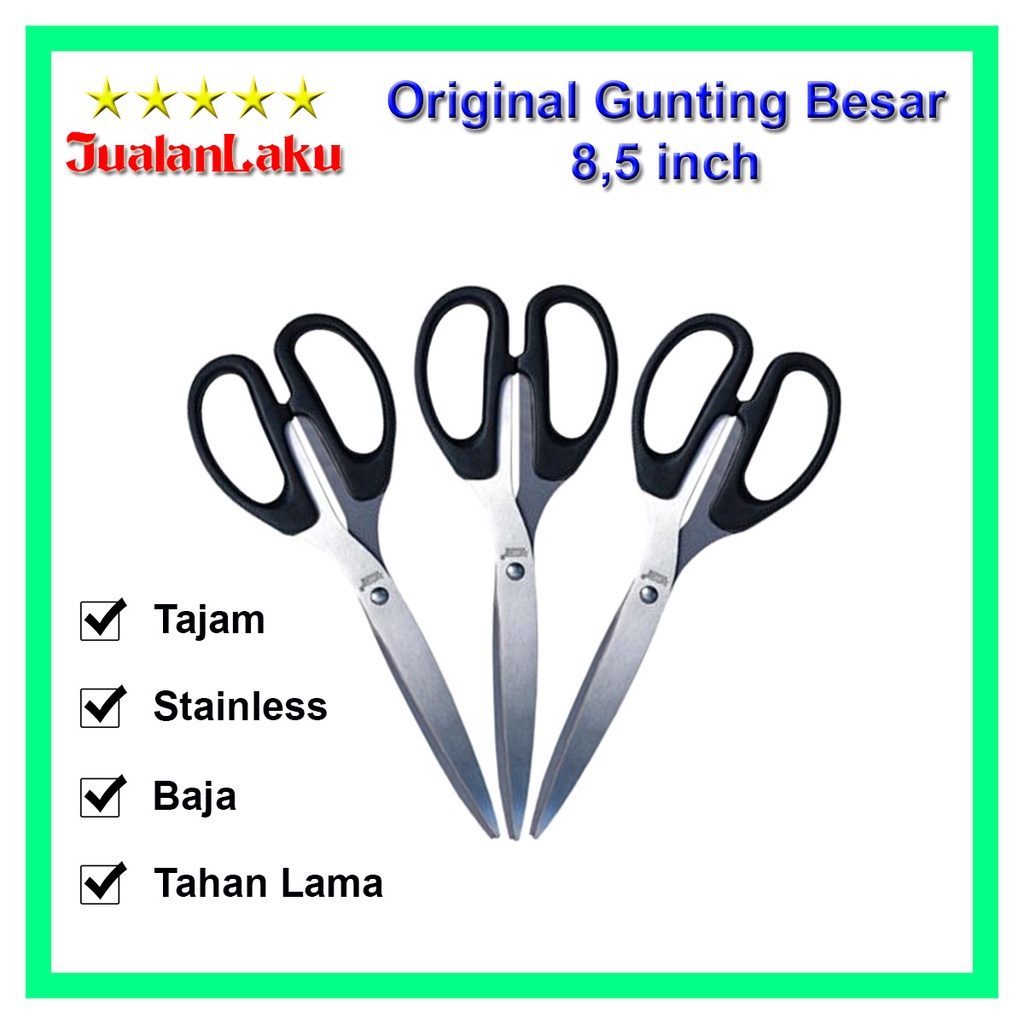 

Original Gunting Besar Tajam 8,5 inch Pemotong Gunting Kertas Kain