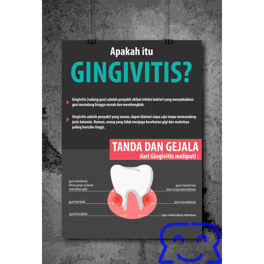 Jual BIG POSTER Kesehatan Gigi Tinta Tebal, Kertas Tebal, Berbagai ...