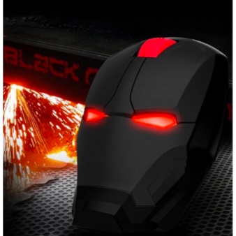 TaffWare Mouse Wireless Optical Iron Man 2.4Ghz 1600 DPI