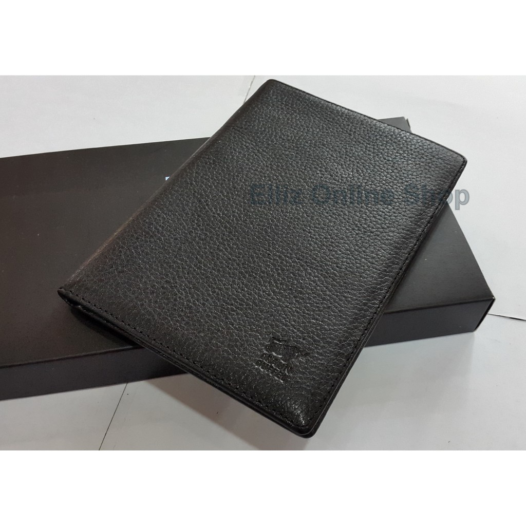 PASSPORT HOLDER DOMPET PASPOR Braun Buffel 691 - Kulit Asli - Import