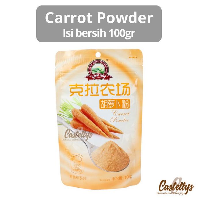 

$$$$] Carrot Powder 100gr Bubuk Wortel Makanan Minuman Kue Cake Import