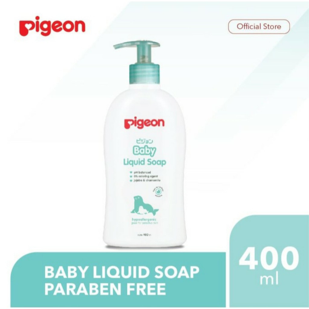 Pigeon Baby Liquid Soap Pump 400ml Refill 300ml  / Sabun Bayi Cair Newborn Bayi Batu Lahir Kulit Sensitif