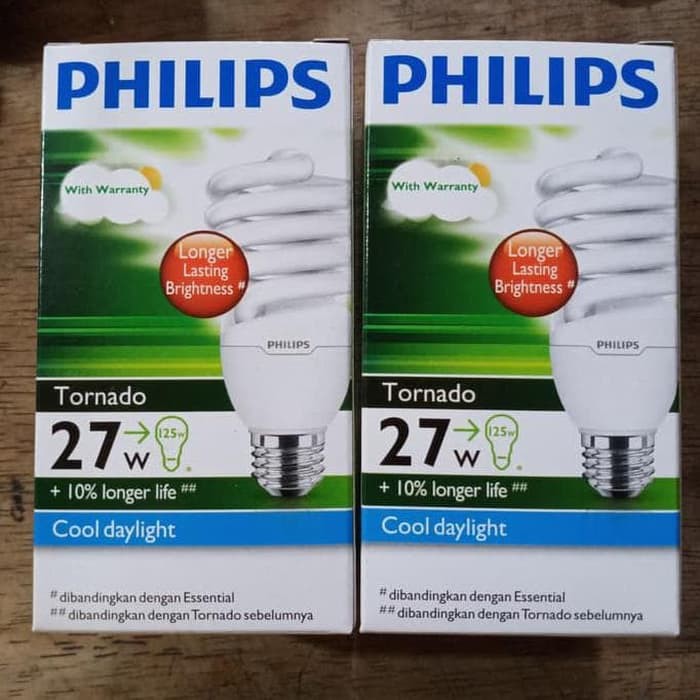 Lampu Philips Tornado 27 watt | Warna Putih