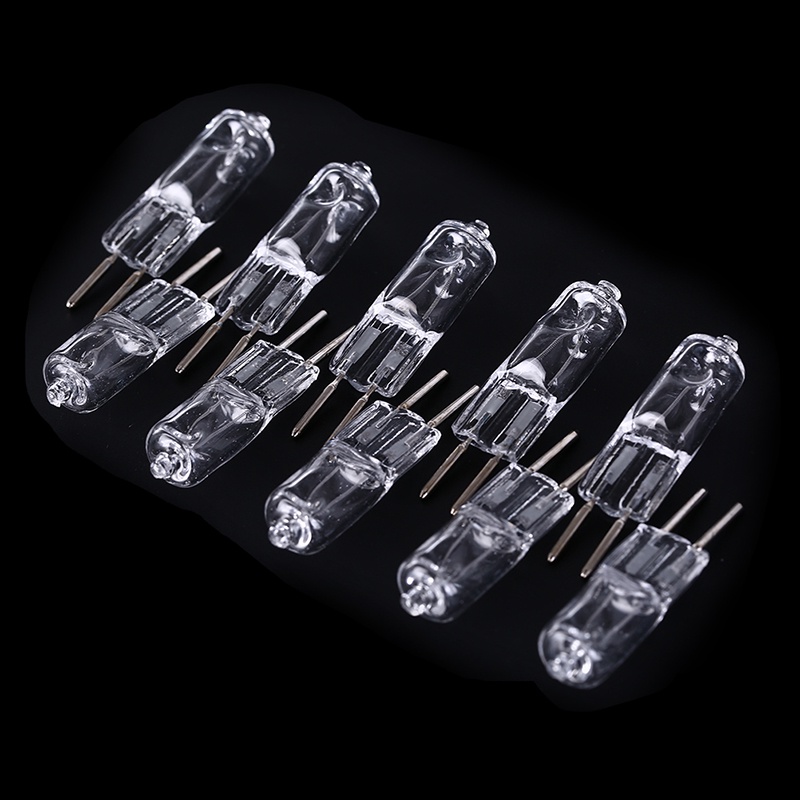 5pcs JC 220V G5.3 35W / 50W Lampu Halogen