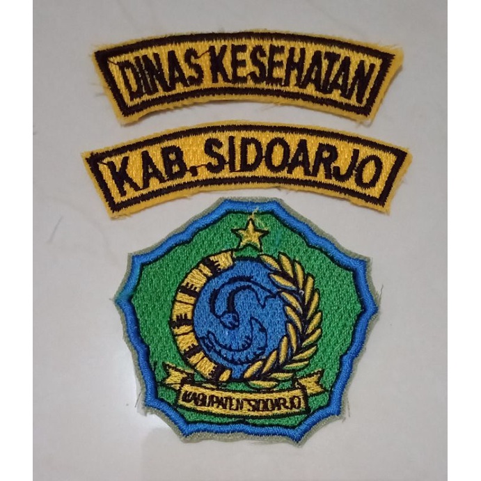 BET BORDIR LOGO PEMKAB KABUPATEN SIDOARJO
