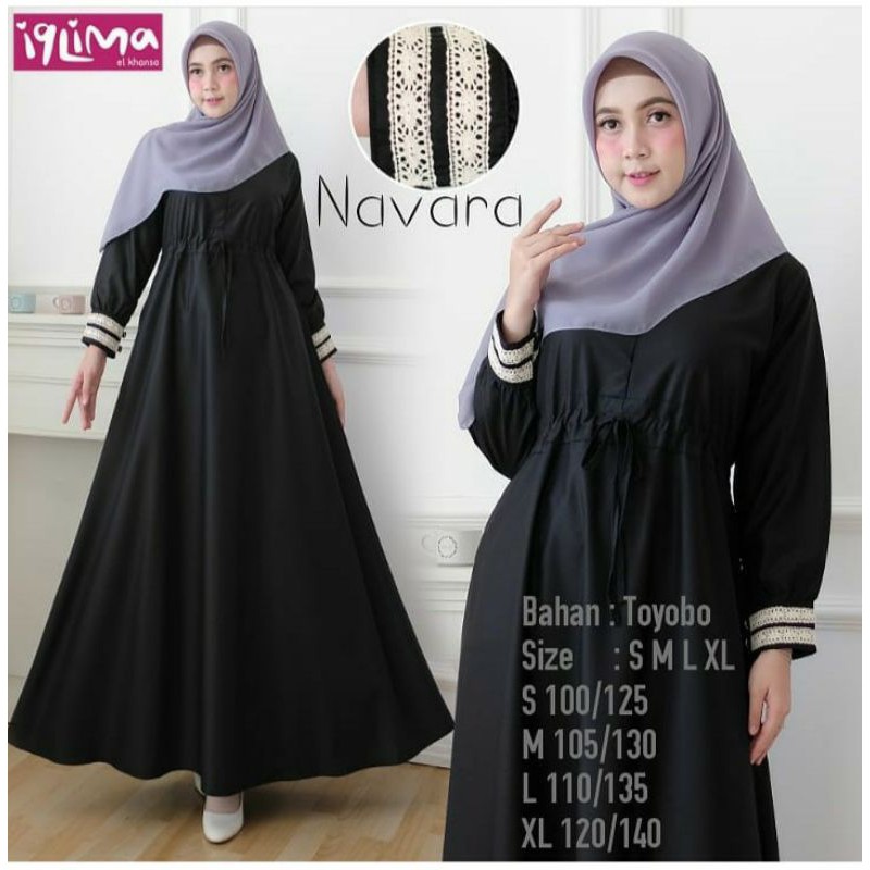 NAVARA DRESS GAMIS KATUN TOYOBO BUSUI