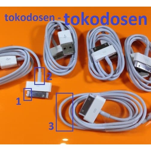 ORI Apple kabel charger data Ipad 1 2 3 Itouch 4 Ipod classic Usb 4s