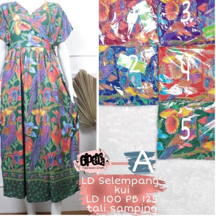 Daster Kencana Ungu Bekasi LD Selempang KUi Original Asli Label Hijau SUPER Grosir Murah