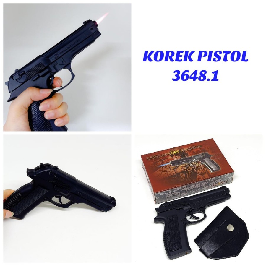 korek Api pistol Bareta full besi