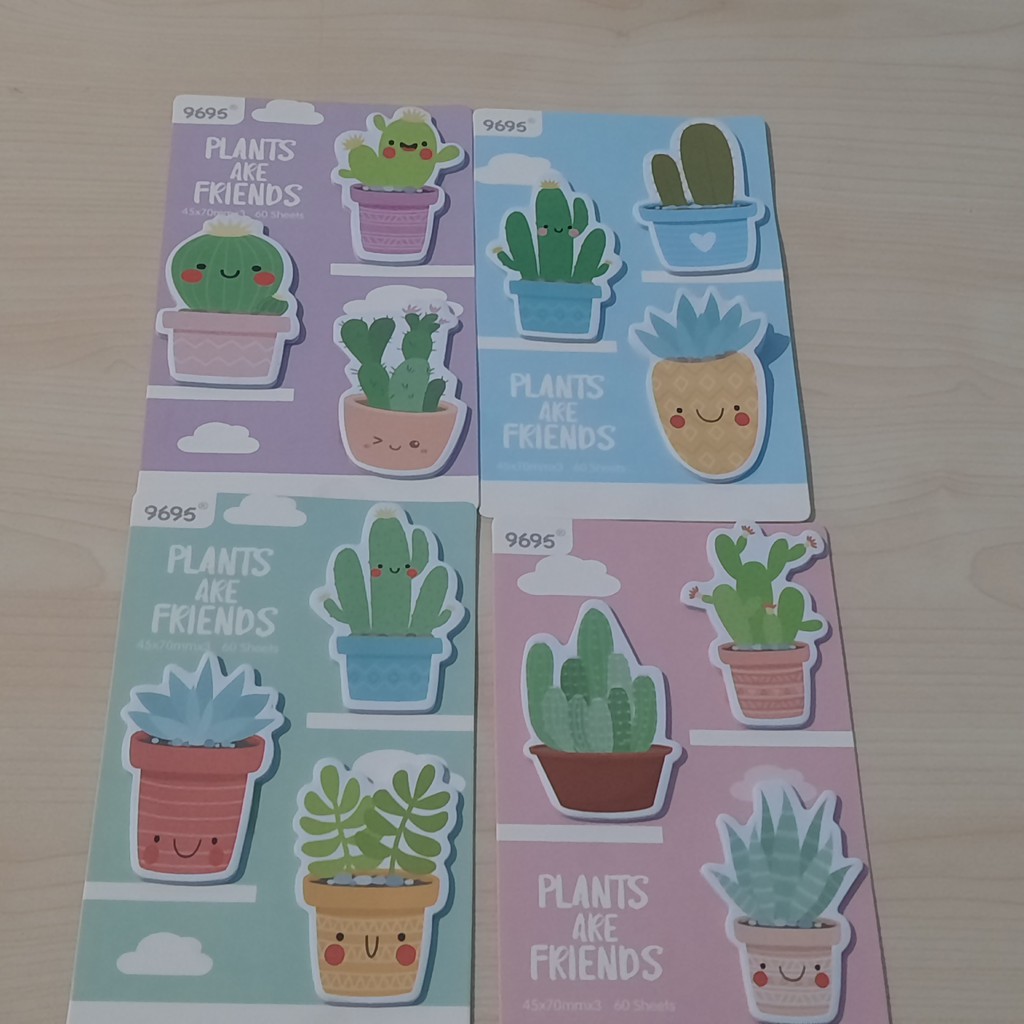 

Sticky Note Notes / Pembatas Buku Ukuran Besar Jumbo Plants (1 Set Isi 60 Pcs)