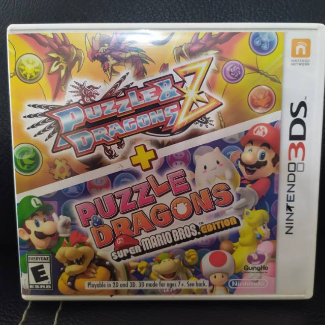 Jeu Vidéo Puzzle & Dragons Super Mario Bros Edition + P&D Z - Neuf Pour Nintendo 3DS/2DS