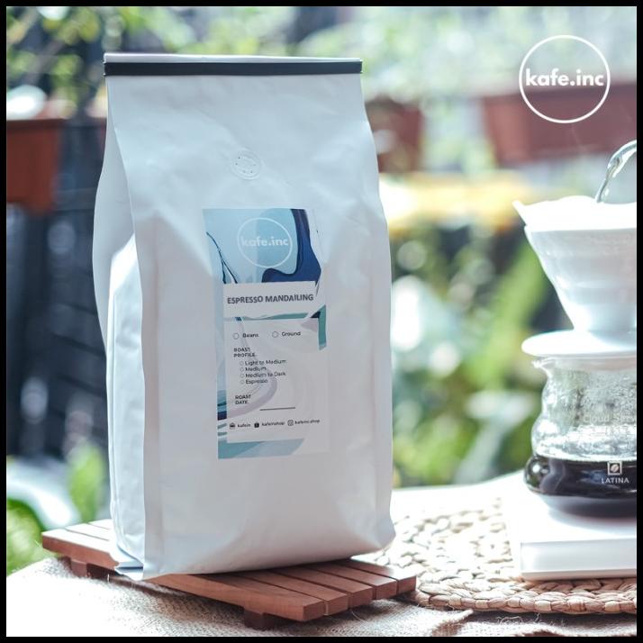 

Espresso Kopi Susu Full Arabika Mandailing 1 Kg (Biji/Bubuk)