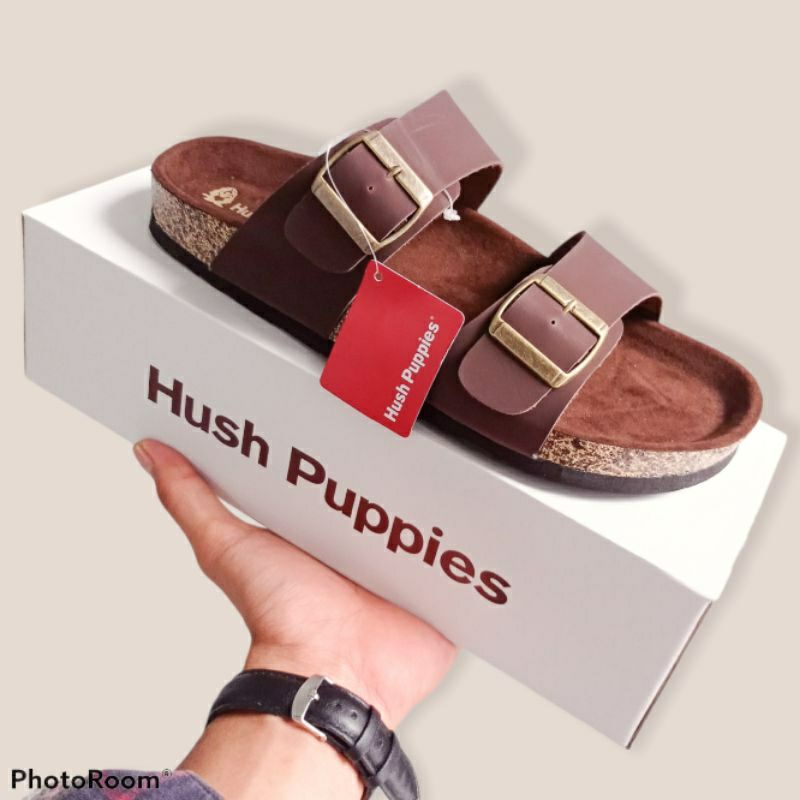 Sandal Hush Puppies Sandal Selop Pria Wanita Sandal Slide Hush Puppies