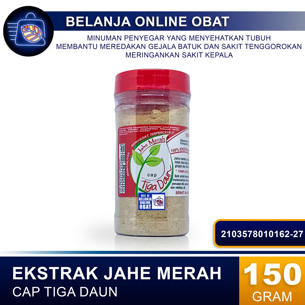 

EKSTRAK SARI JAHE MERAH CAP TIGA DAUN