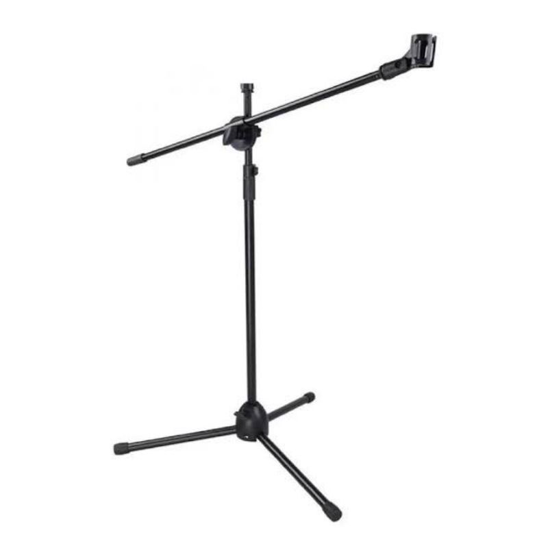 STAND MICROPHONE + MIC HOLDER STANDING MIC HOLDER STAND MIKROFON BERDIRI STAND MIKROFON PRO 2KLIP TRIPOD MICROPHONE STANDING