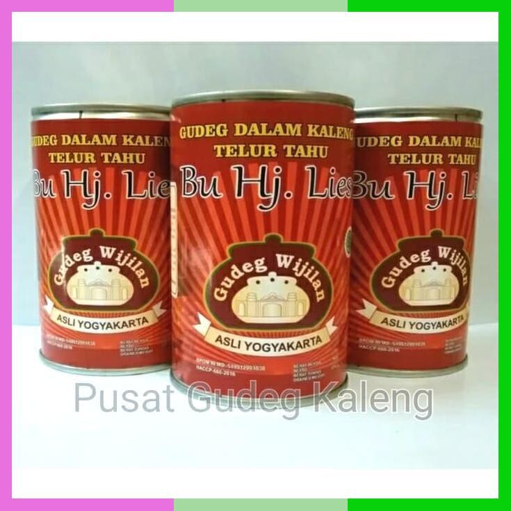 

Gudeg Kaleng Telur Tahu Bu Lies