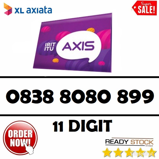 Nomor cantik AXIS axiata 4G plus kartu perdana 11 DIGIT TERBAIK 0029