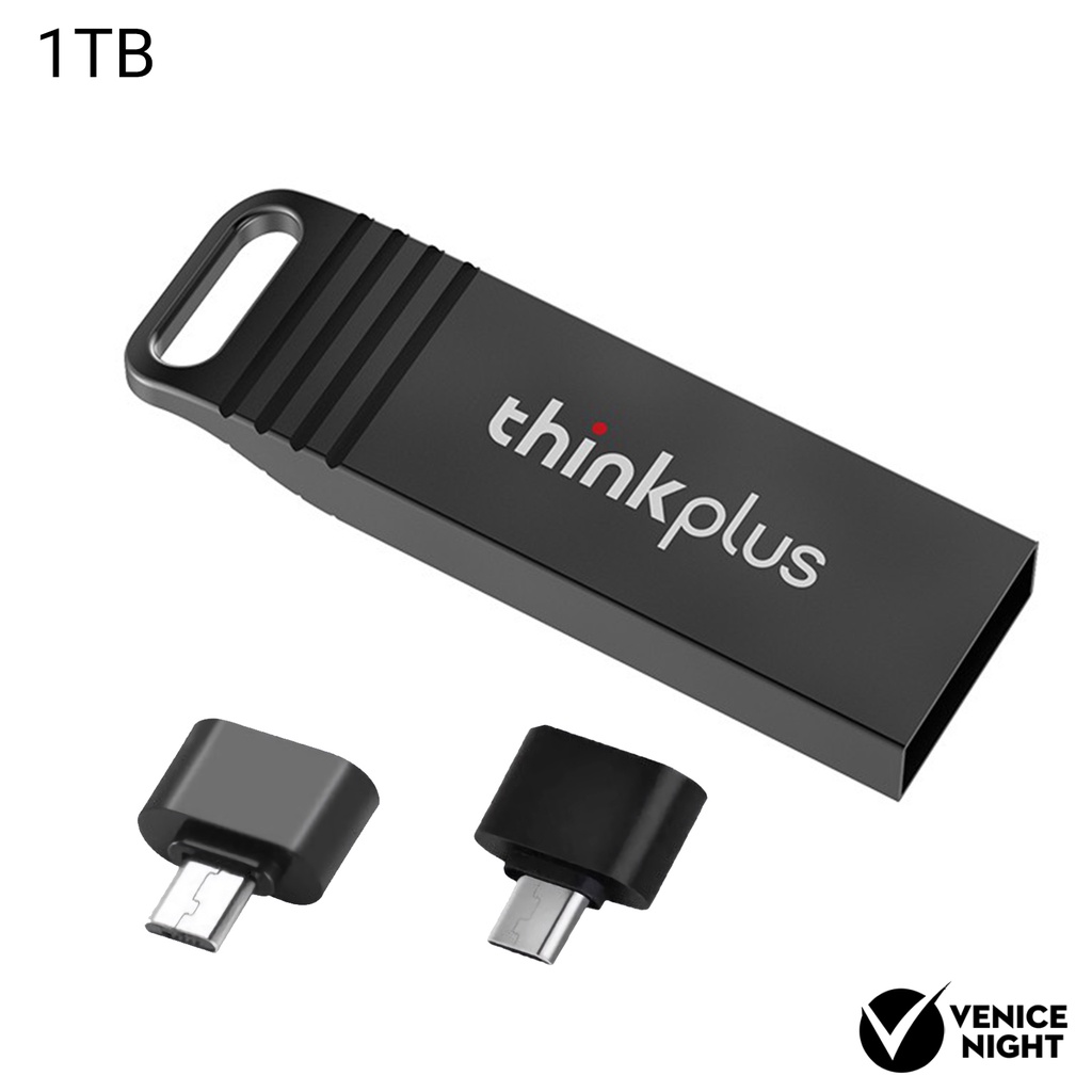 (SF) Lenovo-thinkplus Flashdisk USB High speed Transmisi Data Bahan Logam