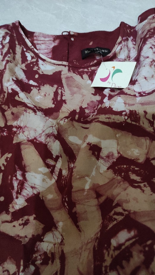 Mobliq Tunik Batik Abstrak By Dian Pelangi ( Original ) Limited Edition !!!