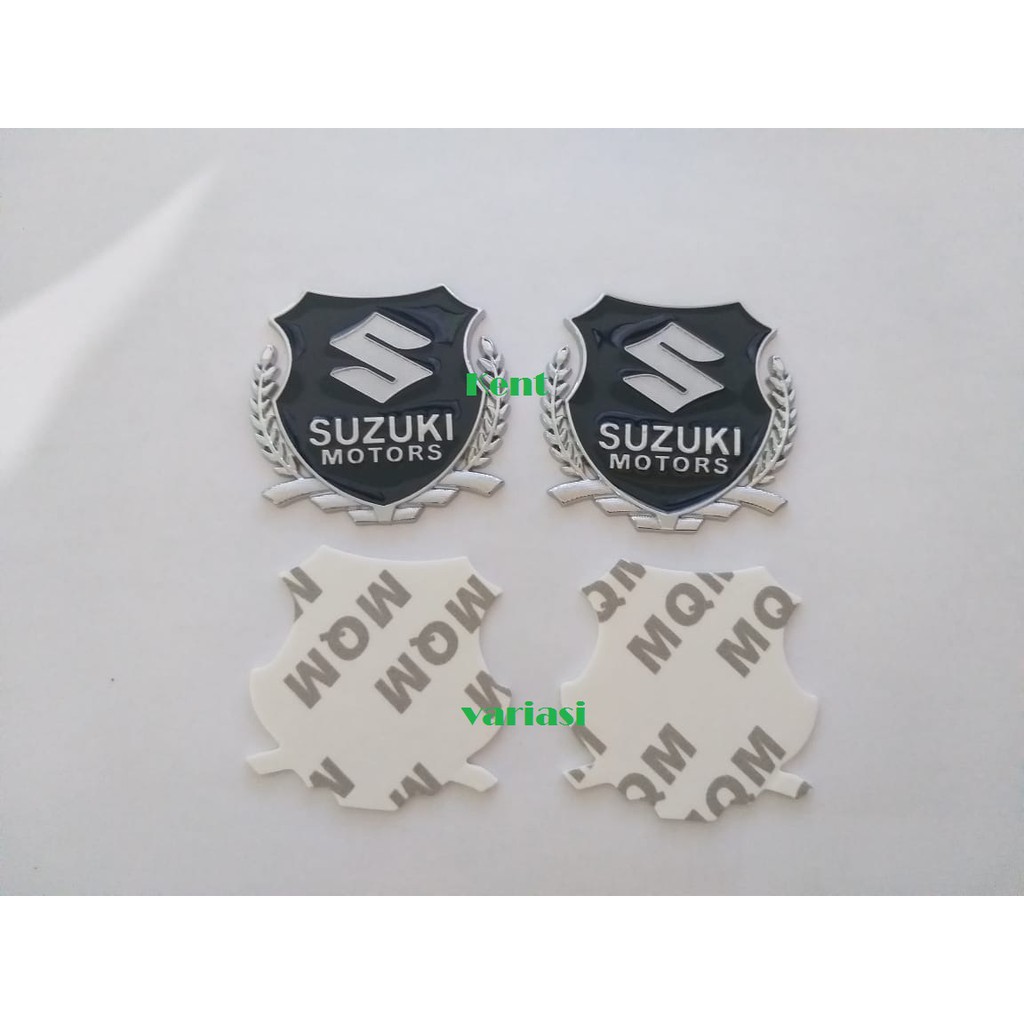 Emblem logo Metal logam mobil Logo Suzuki