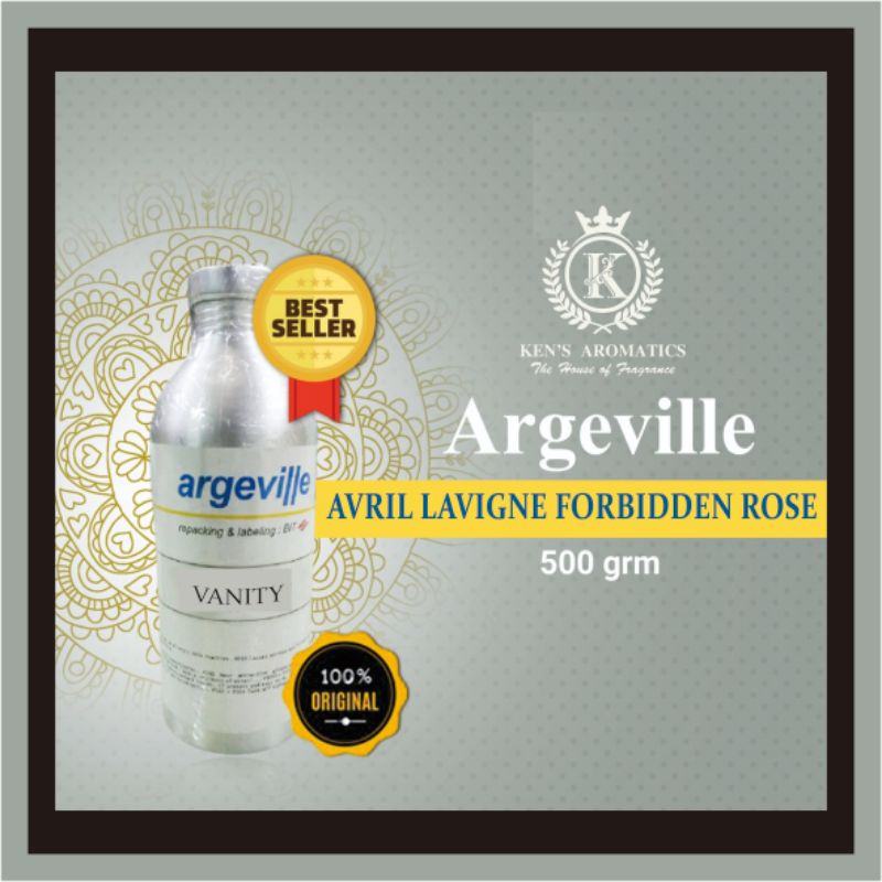 Parfum Avril Lavigne Forbidden Rose Argeville Kemasan SEGEL 500g- Vanity Argeville Segel