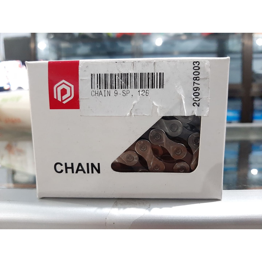 RANTAI / CHAIN SEPEDA POLYGON 9 speed 9sp 116 L / 126 L SILVER